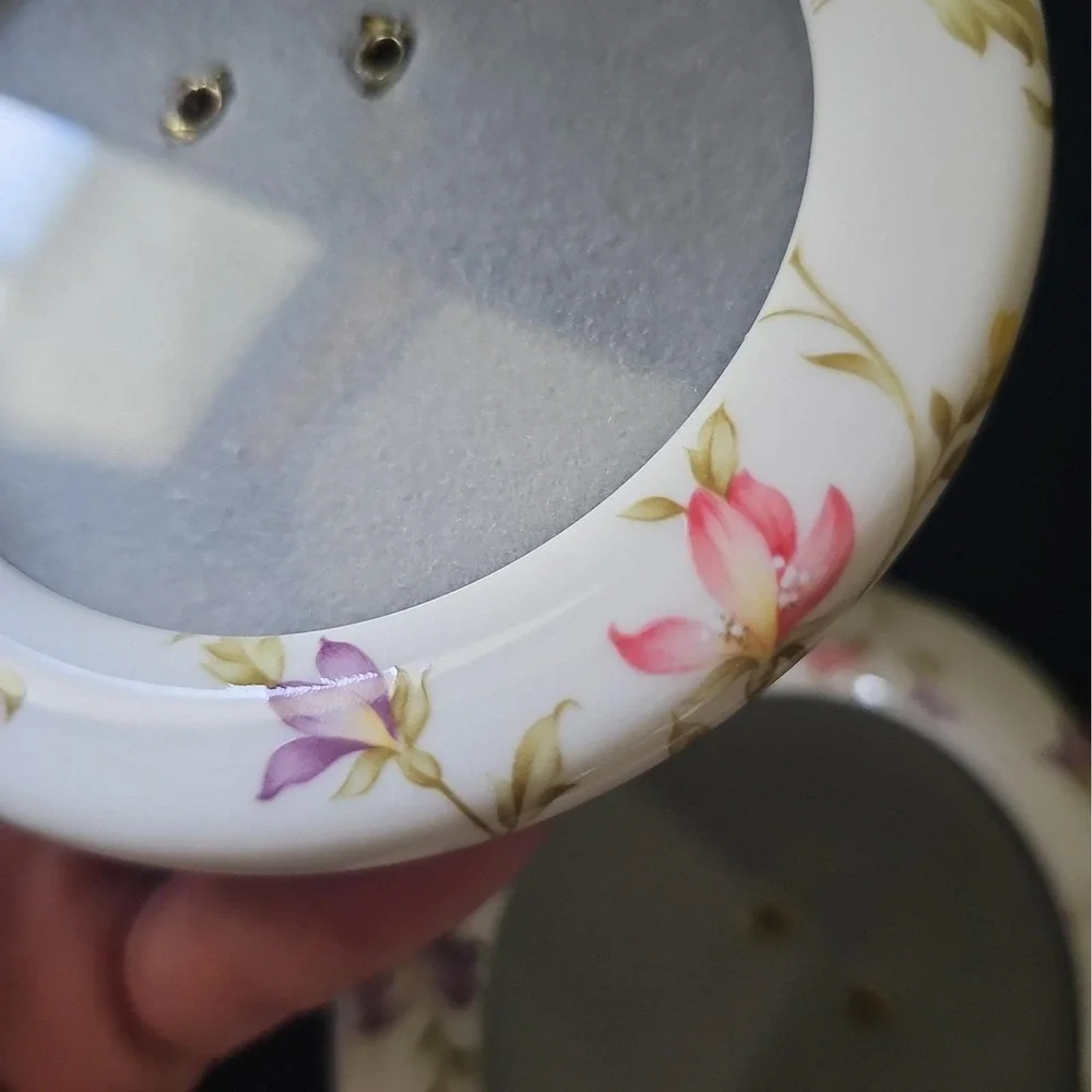 Trio Of Vintage Mikasa Bone China Floral 4.25